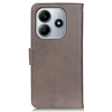 KHAZNEH Xiaomi Redmi Note 14 4G matkapuhelinkotelolle lehmännahakuvioinen