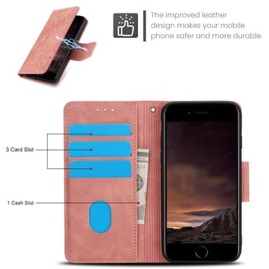 iPhone 16e Kotelo Perhonen Kukka Naarmuuntumaton Suojakuori