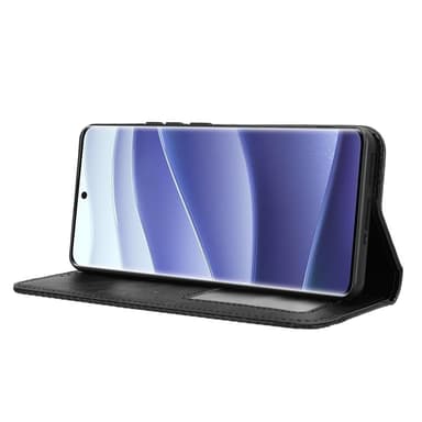 Xiaomi Redmi Note 14 Pro+ 5G Lompakkoteline Käännettävä Puhelinkotelo - Musta
