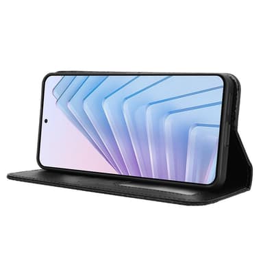 Xiaomi Redmi Note 14 4G Lompakkoteline Käännettävä Puhelinkotelo - Musta