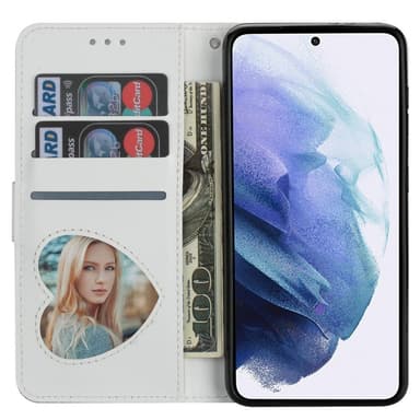 Samsung Galaxy S25 UltraTaittuva Glitter-Suojakotelo Vetoketjutaskulla – Hopea