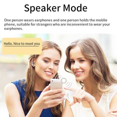 Bluetooth Translator Kääntäjä 144 kielellä Reaaliaikaiset kuulokkeet
