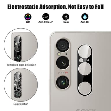 Sony Xperia 1 VI Kameran Linssikalvo Karkaistu Lasi Ultra Kirkas Linssinsuoja