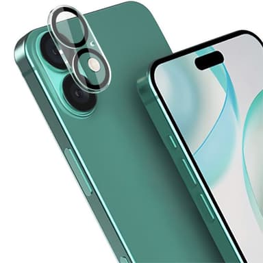 IMAK iPhone 16 / 16 Plus -puhelimelle Integroitu Kameran Linssikalvo