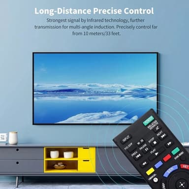 Kaukosäätimen vaihto RM-YD089:lle Sony TV:lle
