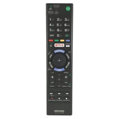 Kaukosäätimen vaihto RMT-TX101D:lle Sony TV:lle