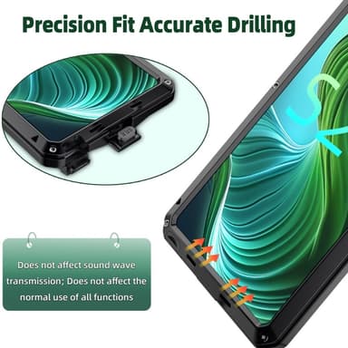 Samsung Galaxy S25 Ultra Heavy Duty silikoni + metallikuori + karkaistu lasi