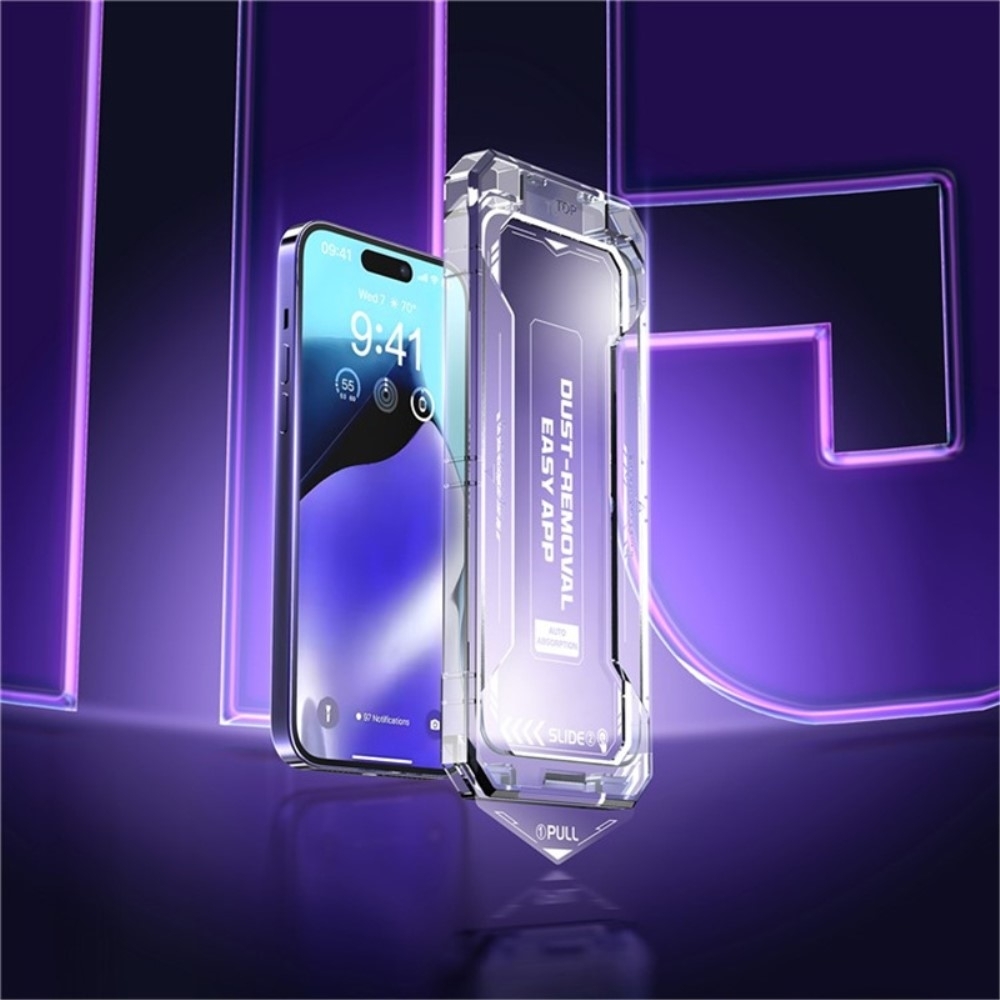 iPhone 16 Plus / 15 Plus Anti-spy Privacy Tempered Glass -näytönsuoja