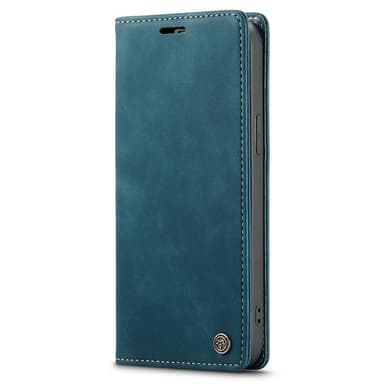 CASEME Retro lompakkokotelo iPhone 13 Prolle - Sininen