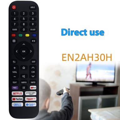 Kaukosäätimen korvaava EN2AH30H Hisense Smart TV:lle