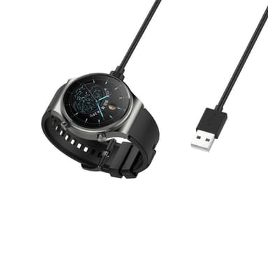 Huawei Watch GT 3 46mm/Watch 3/3 Pro USB-latauskaapelin teline - musta