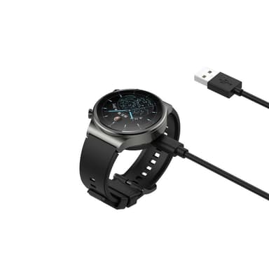 Huawei Watch D/GT Runner/GT2 Pro USB-latauskaapelin teline - musta