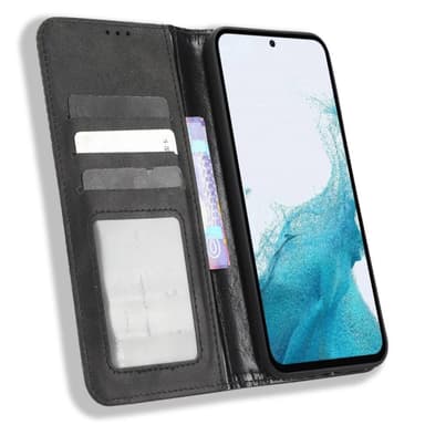 Lompakkoteline Käännettävä puhelinkotelo Samsung Galaxy A54 5G: lle - musta