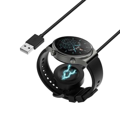 Huawei Watch D/GT Runner/GT2 Pro USB-latauskaapelin teline - musta