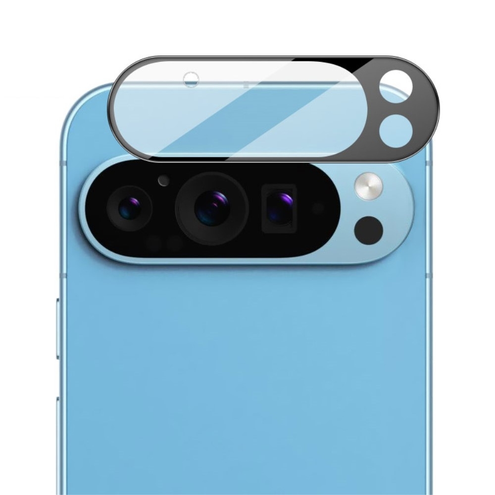 IMAK Google Pixel 9 Pro XL Kamera Linssinsuoja Karkaistu Lasi (Musta Versio)