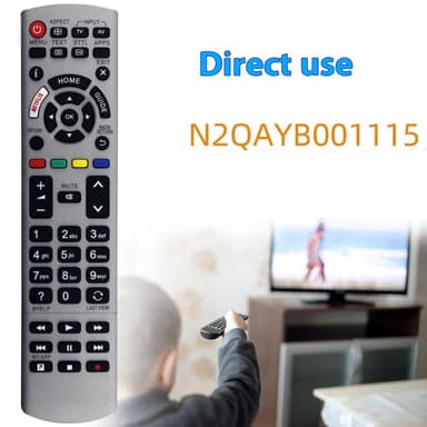 Kaukosäätimen korvaava N2QAYB001115 Panasonic TV:lle