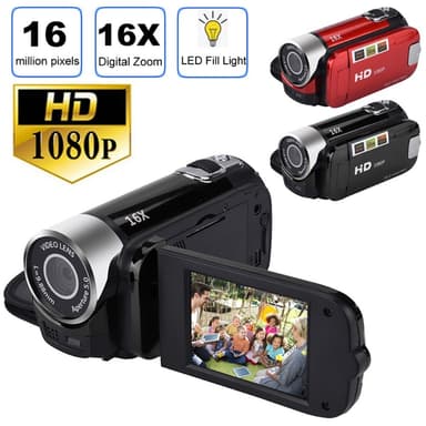 16 megapikselin HD 1080p videokamera 16x zoom digitaalikamera Night Vision tärinänvaimennus