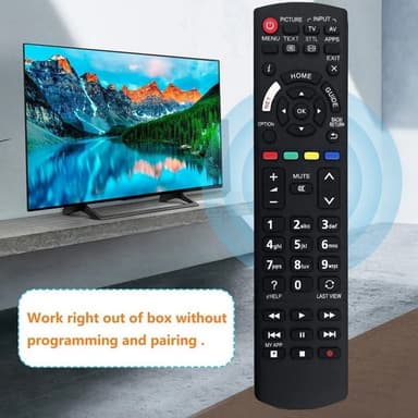 Kaukosäätimen korvaava N2QAYB001180 Panasonic TV:lle