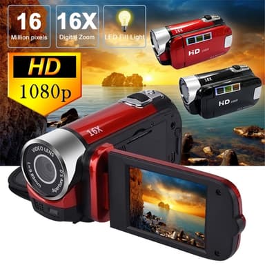 16 megapikselin HD 1080p videokamera 16x zoom digitaalikamera Night Vision tärinänvaimennus