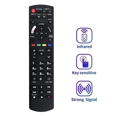 Kaukosäätimen korvaava N2QAYB001180 Panasonic TV:lle