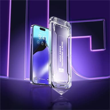 iPhone 16 / 15 Anti-spy Privacy Tempered Glass -näytönsuoja