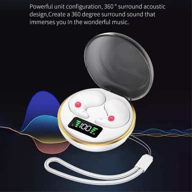 Unikuulokkeet Bluetooth-kuulokkeet Korvassa nukkumiseen - Vaaleanpunainen