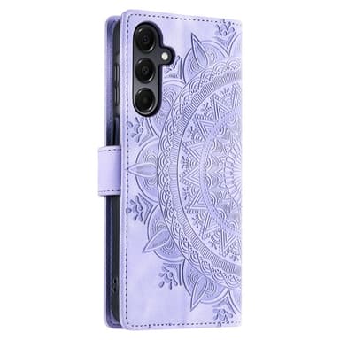 Samsung Galaxy A26 -lompakkokotelon kuoren kuoren Mandala-kukkakuvio
