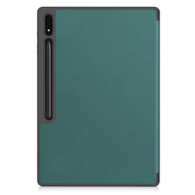 Samsung Galaxy Tab S10 Ultra Jalustakotelo Iskunkestävä Nahkainen Kotelo Kynänpidikkeellä