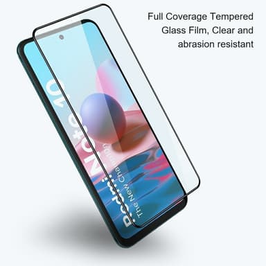 AMORUS Xiaomi Redmi 14C Karkaistu Lasi Täysnäytön Suoja Silkkipainoreuna