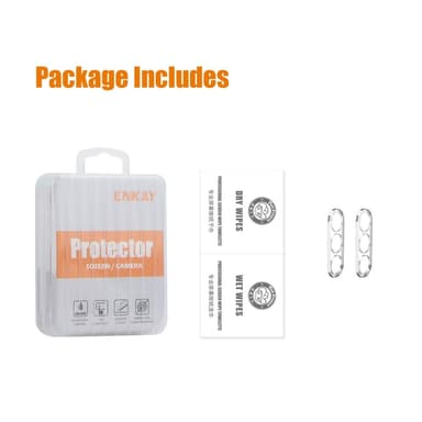 ENKAY 2 kpl Samsung Galaxy S24 FE Kameran Linssinsuojus - Transparent