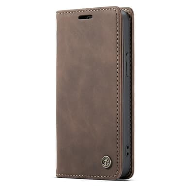CASEME Retro lompakkokotelo iPhone 13: lle - Kahvi