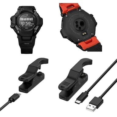 100 cm:n latauskaapeli Casio G-SHOCK GBD-H2000 Smart Watch Charger -laturiin