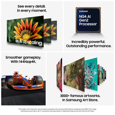 Samsung 65” QN1EF 4K MiniLED älytelevisio (2025)