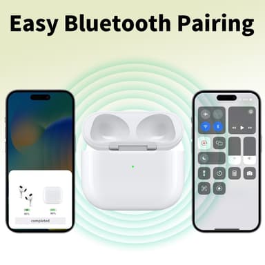 AirPods 3 Korvaava Latauskotelo Sisäänrakennettu 620mAh Akulla
