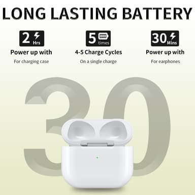 AirPods 3 Korvaava Latauskotelo Sisäänrakennettu 620mAh Akulla