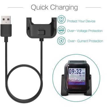 Amazfit Bip Lite A1915/Bip A1608 latauskaapeli 1.0M USB