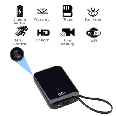 Kotivalvonta WiFi-kamera Matkapuhelin Kaukovalvonta Night Vision -kamera