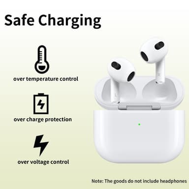 AirPods 3 Korvaava Latauskotelo Sisäänrakennettu 620mAh Akulla
