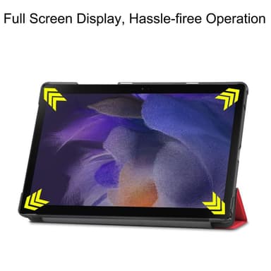 Kolminkertainen telinekotelo Samsung Galaxy Tab A8 10.5"" (2021) - Punainen