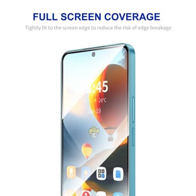 ENKAY HAT PRINCE 2Pcs Xiaomi 14T / 14T ProC Näytönsuoja Alumiini-Piilasi Kalvo