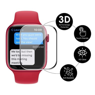ENKAY Apple Watch Series 7 41 mm täysi peitto karkaistu lasi 2 kpl