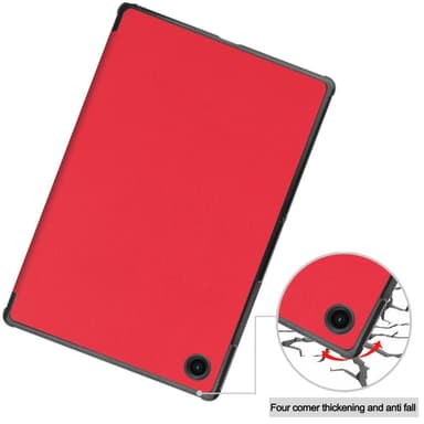Kolminkertainen telinekotelo Samsung Galaxy Tab A8 10.5"" (2021) - Punainen