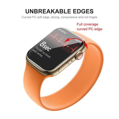 ENKAY Apple Watch Series 7 41 mm täysi peitto karkaistu lasi 2 kpl