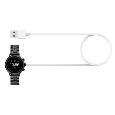 Fossil Gen 4/Gen 5/Gen 6 USB-latauskaapelin teline - valkoinen