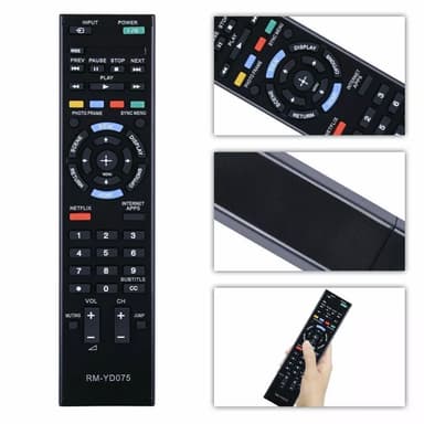 Kaukosäätimen vaihto RM-YD075:lle Sony TV:lle