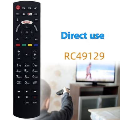 Kaukosäätimen korvaava RC49129 Panasonic TV:lle