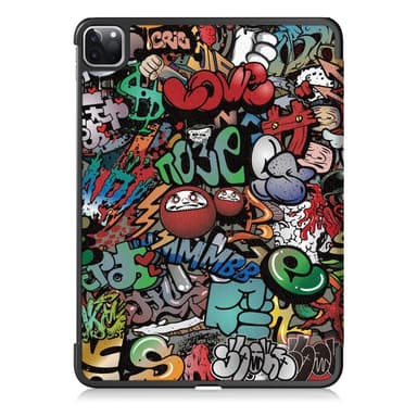 Kolminkertainen kotelo iPad Pro 11:lle (2020)/(2018) - Graffiti