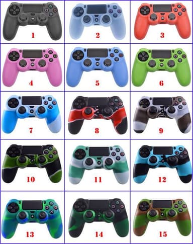Silikoninen ihokahva Playstation 4 PS4 -ohjaimelle