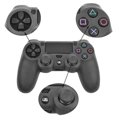 Silikoninen ihokahva Playstation 4 PS4 -ohjaimelle