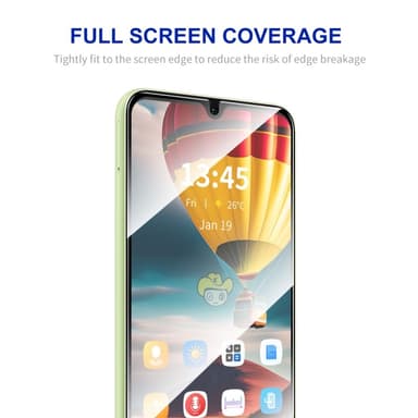 ENKAY HAT PRINCE Xiaomi Redmi 14C Näytönsuoja Alumiini-Piilasi Kalvo